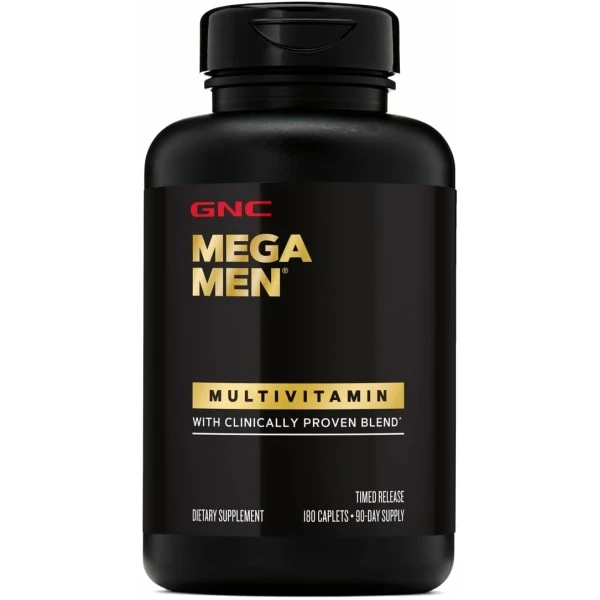فيتامينات GNC Mega Men متعددة للرجال – 180 قرص
